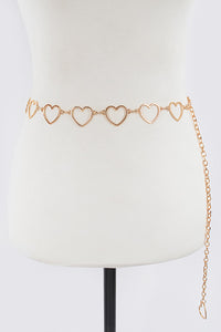 Heart chain belt