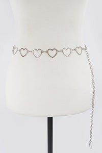 Heart chain belt